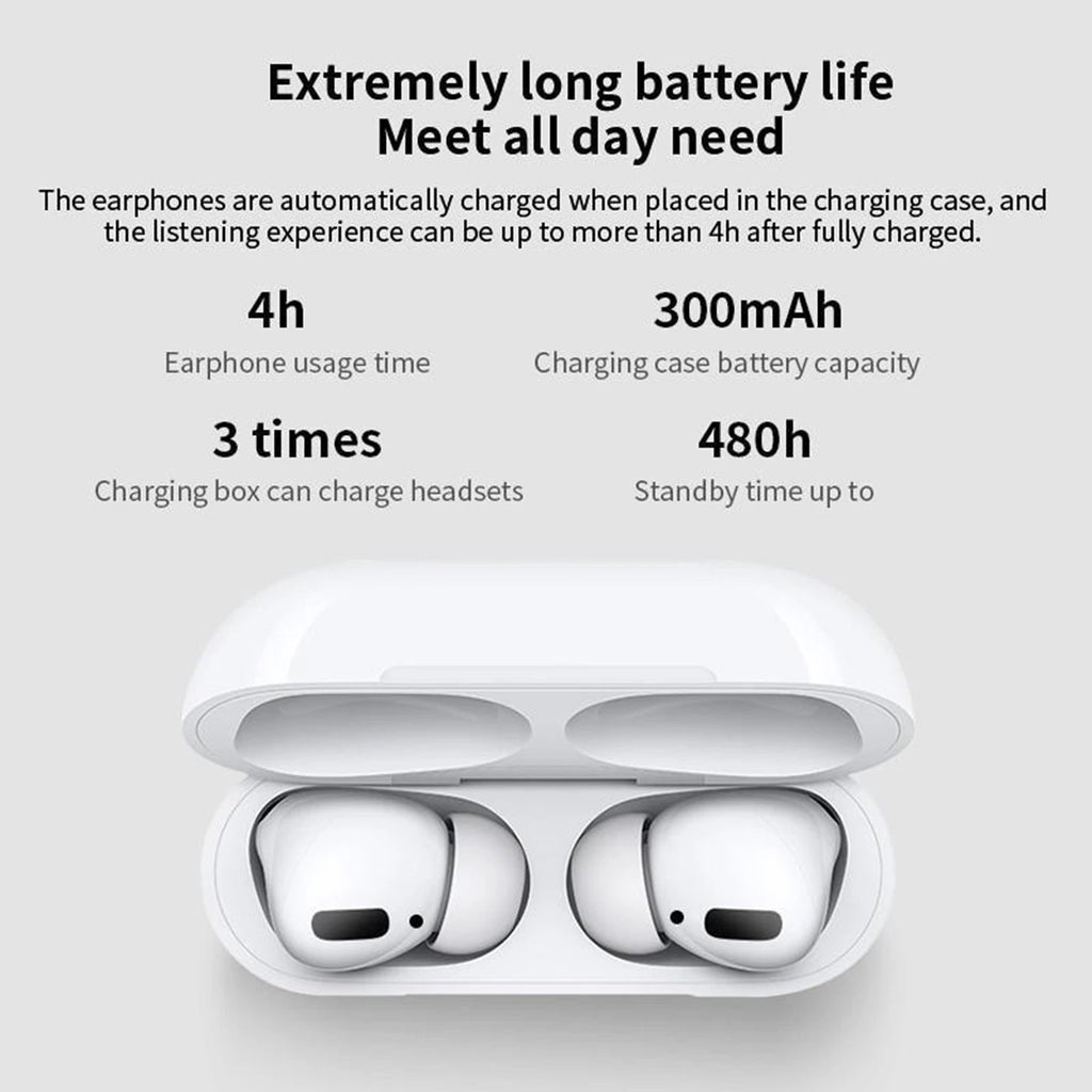 Bluetooth 5.3 Wireless Earphones 3D Stereo TWS In Ear EarBuds HiFi Music for AirPods Pro Portable Wireless Audio Headphones